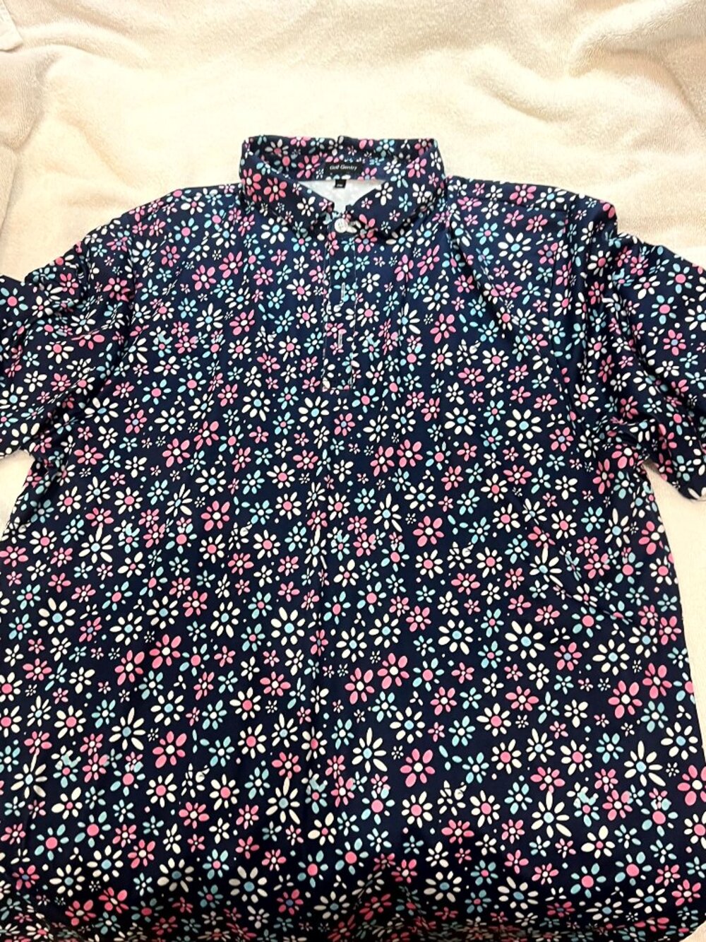 Golf Gentry Golf Polo - Moisture Wicking patterned golf shirt